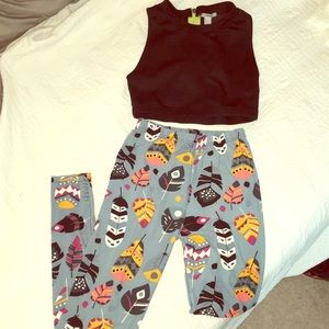 Fun Leggings! 🍂💜🧡💙